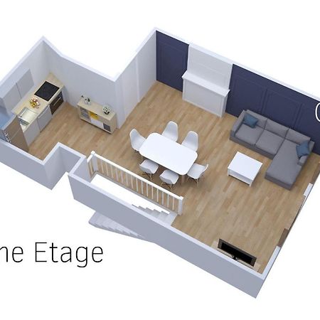 Le Double Pirou # 2 Appartements # Halte Auvergne Thiers Eksteriør billede