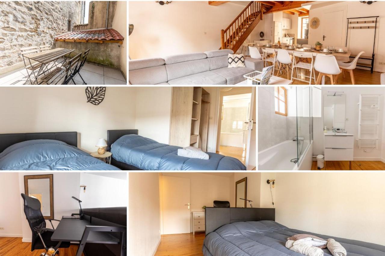 Le Double Pirou # 2 Appartements # Halte Auvergne Thiers Eksteriør billede