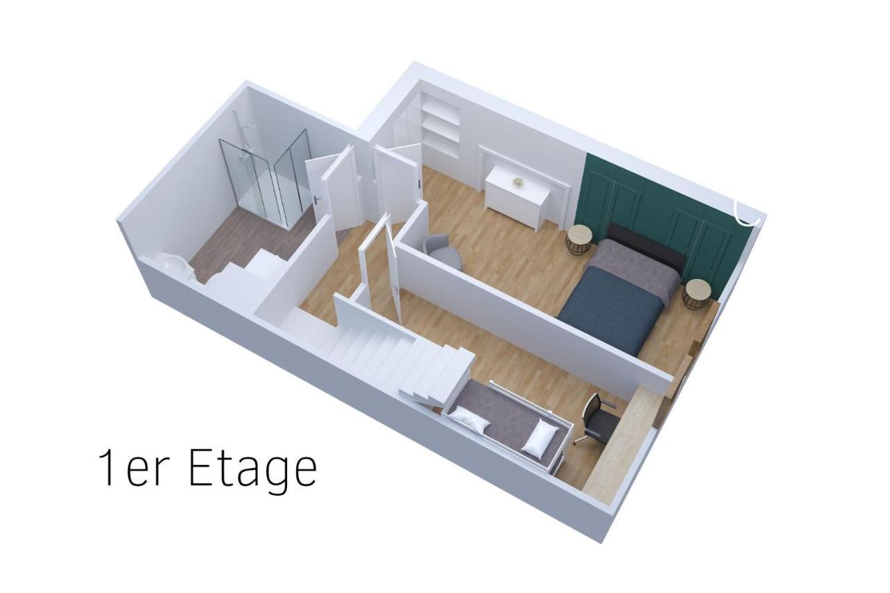 Le Double Pirou # 2 Appartements # Halte Auvergne Thiers Eksteriør billede