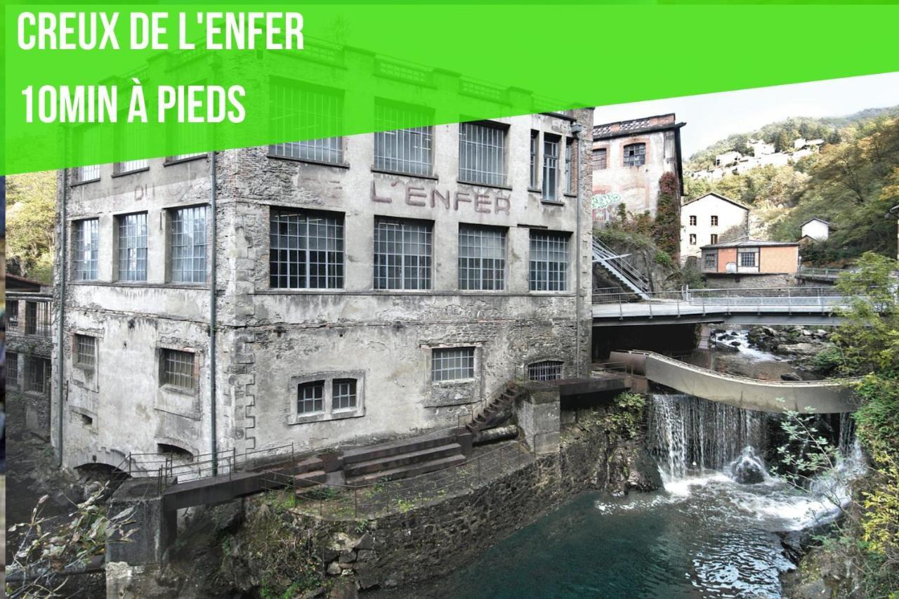 Le Double Pirou # 2 Appartements # Halte Auvergne Thiers Eksteriør billede